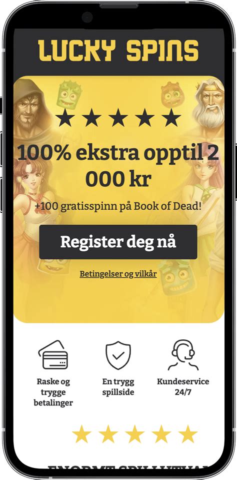 lucky spins nettkasino|Lucky Spins casinoanmeldelse .